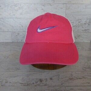 Nike Hat Youth Pink White Cap Girl Kids Child Colorful Strapback Adjustable